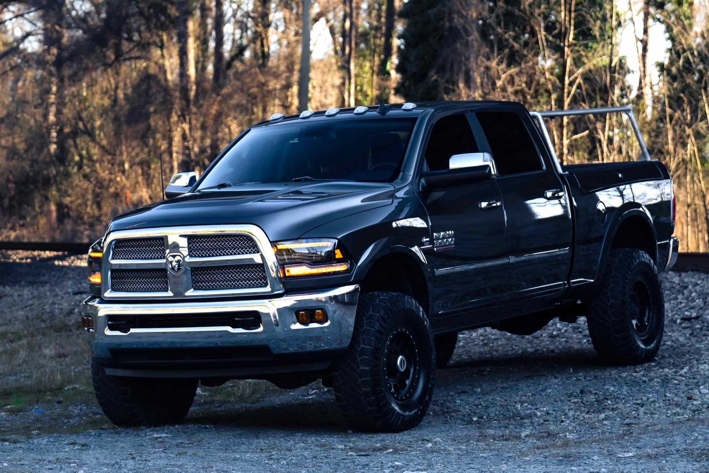 Faros LED XB: Dodge Ram HD (2009-2018) (luz diurna ámbar)