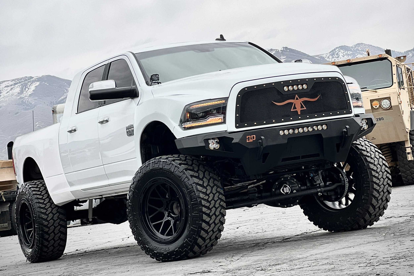 Faros LED XB: Dodge Ram HD (2009-2018) (luz diurna ámbar)