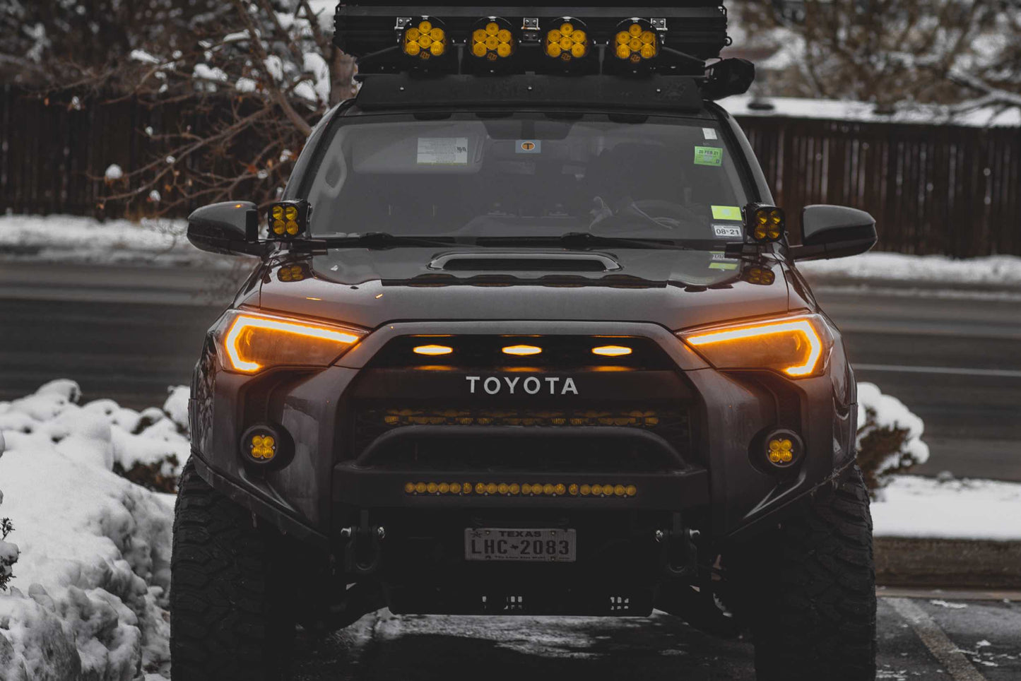 Faros LED XB: Toyota 4Runner 2014-2024 (luz diurna ámbar)