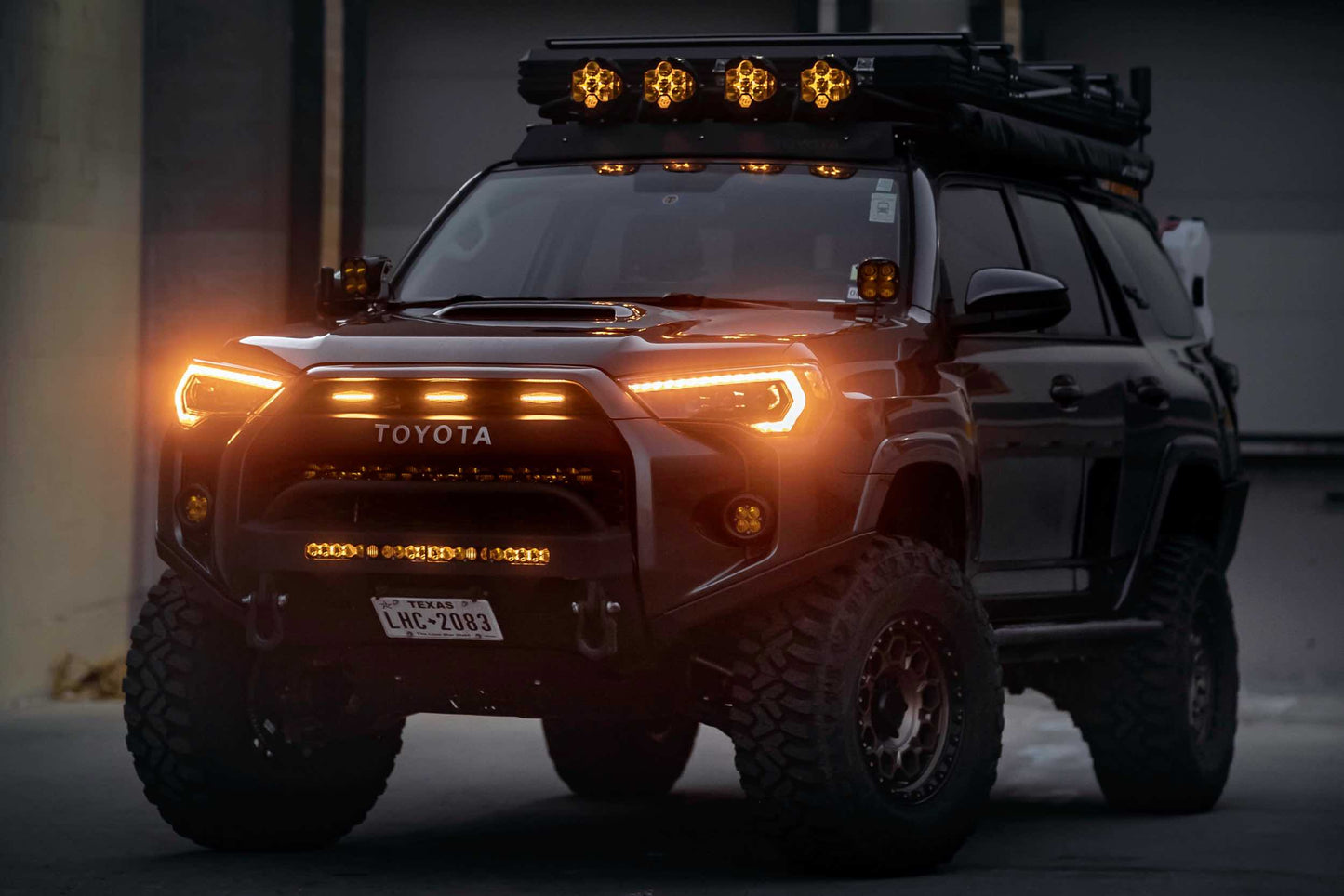 Faros LED XB: Toyota 4Runner 2014-2024 (luz diurna ámbar)