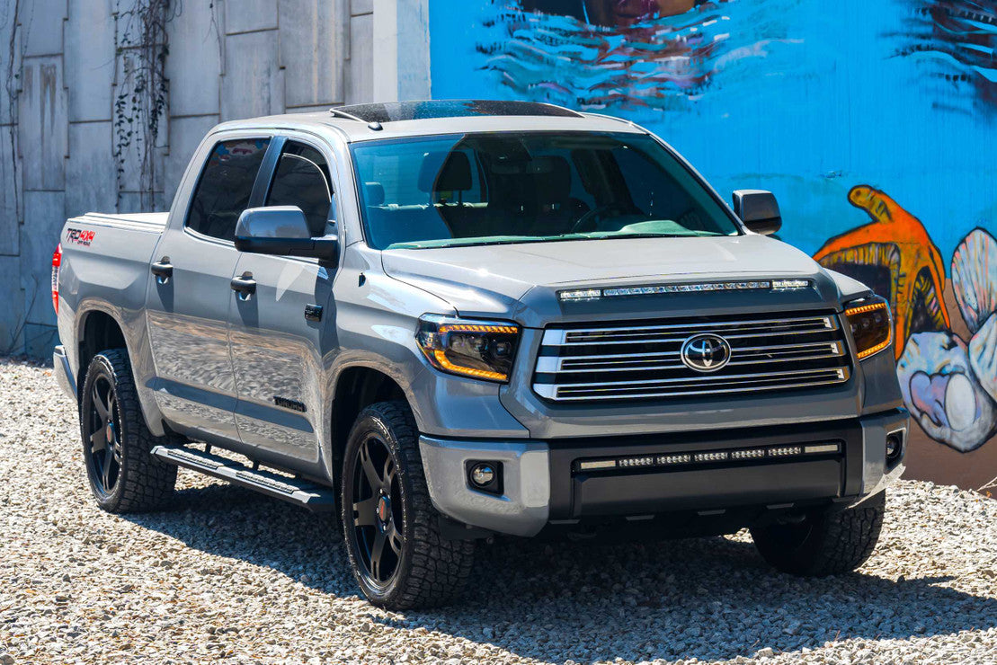 Faros LED XB: Toyota Tundra 2014-2021, DRL ámbar