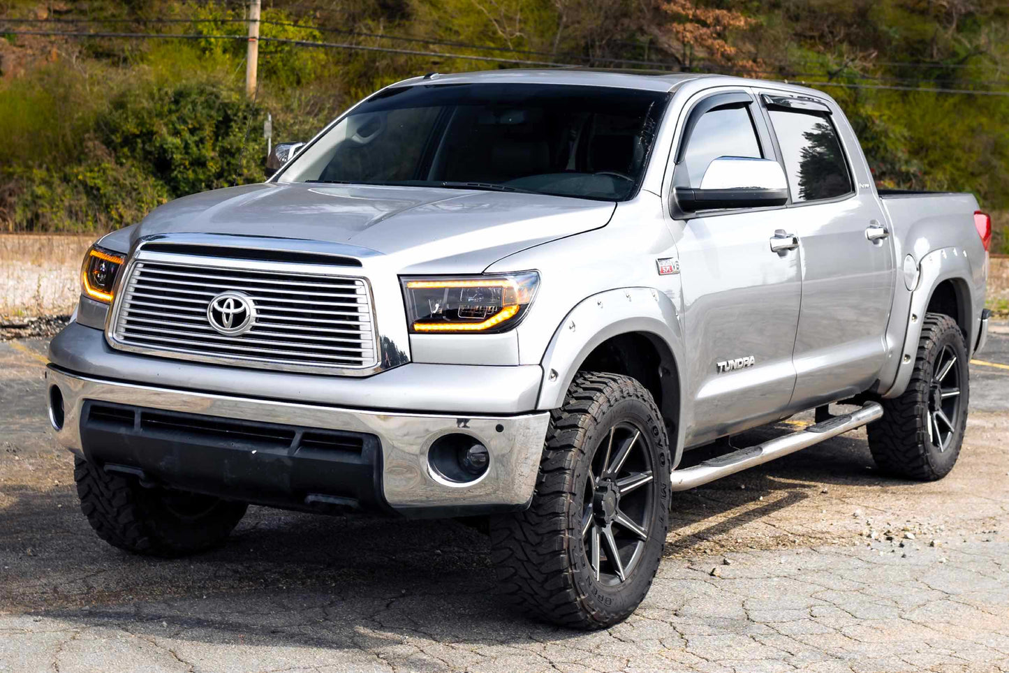 2008-2017 Toyota Sequoia XB LED Headlights (Amber DRL)