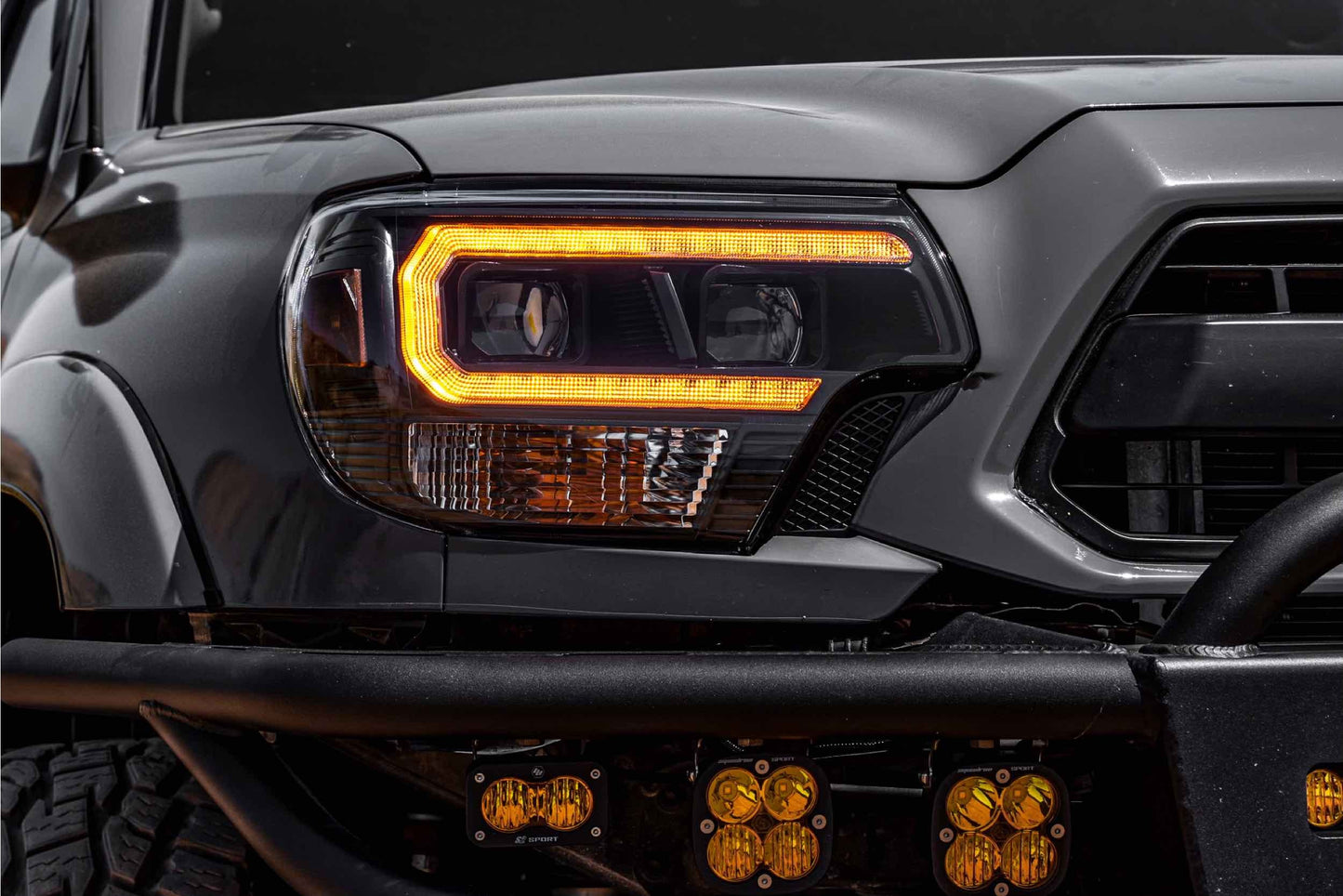 Faros LED híbridos Toyota Tacoma XB 2012-2015 (luz diurna ámbar)