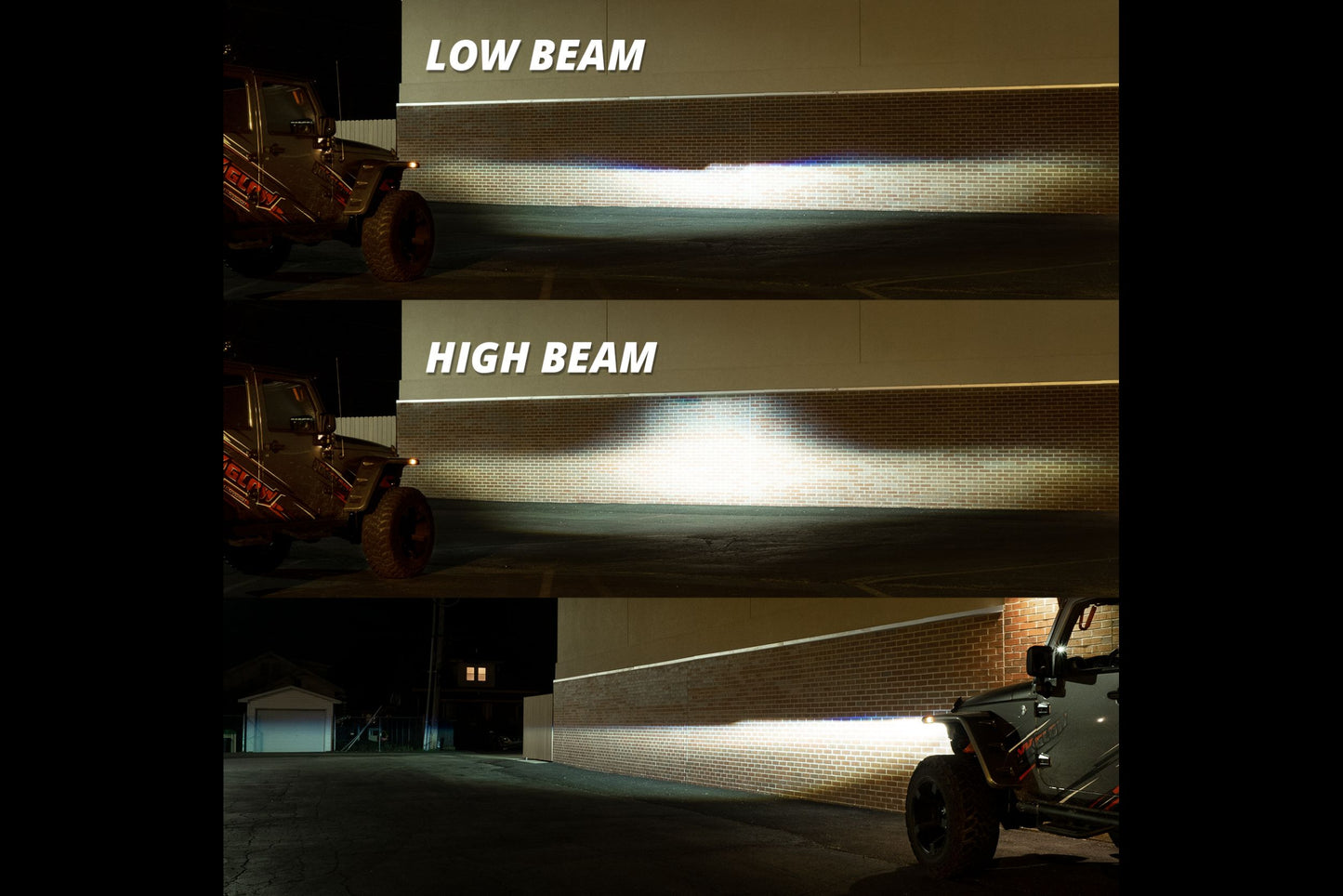 Kit de faros delanteros LED RGB XKChrome de 7 pulgadas para Wrangler JL/JT con controlador de montaje en tablero