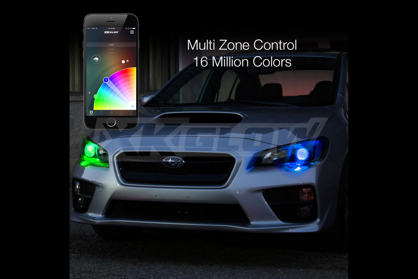 XKChrome RGB LED Demon Eye Kit (Pair w/ Controller)