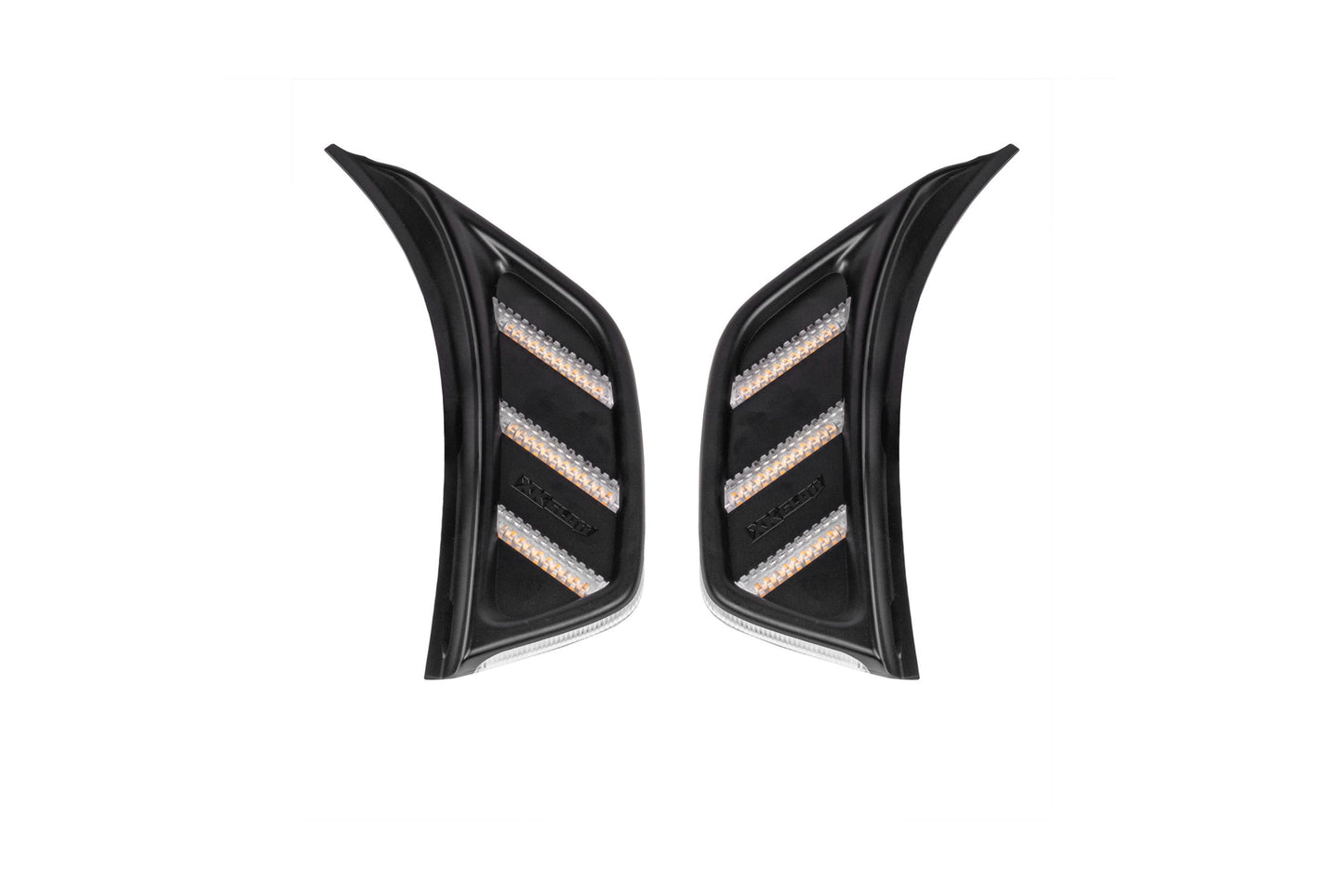 XKChrome RGB LED Jeep Air Vent Light Kit: w/o Controller