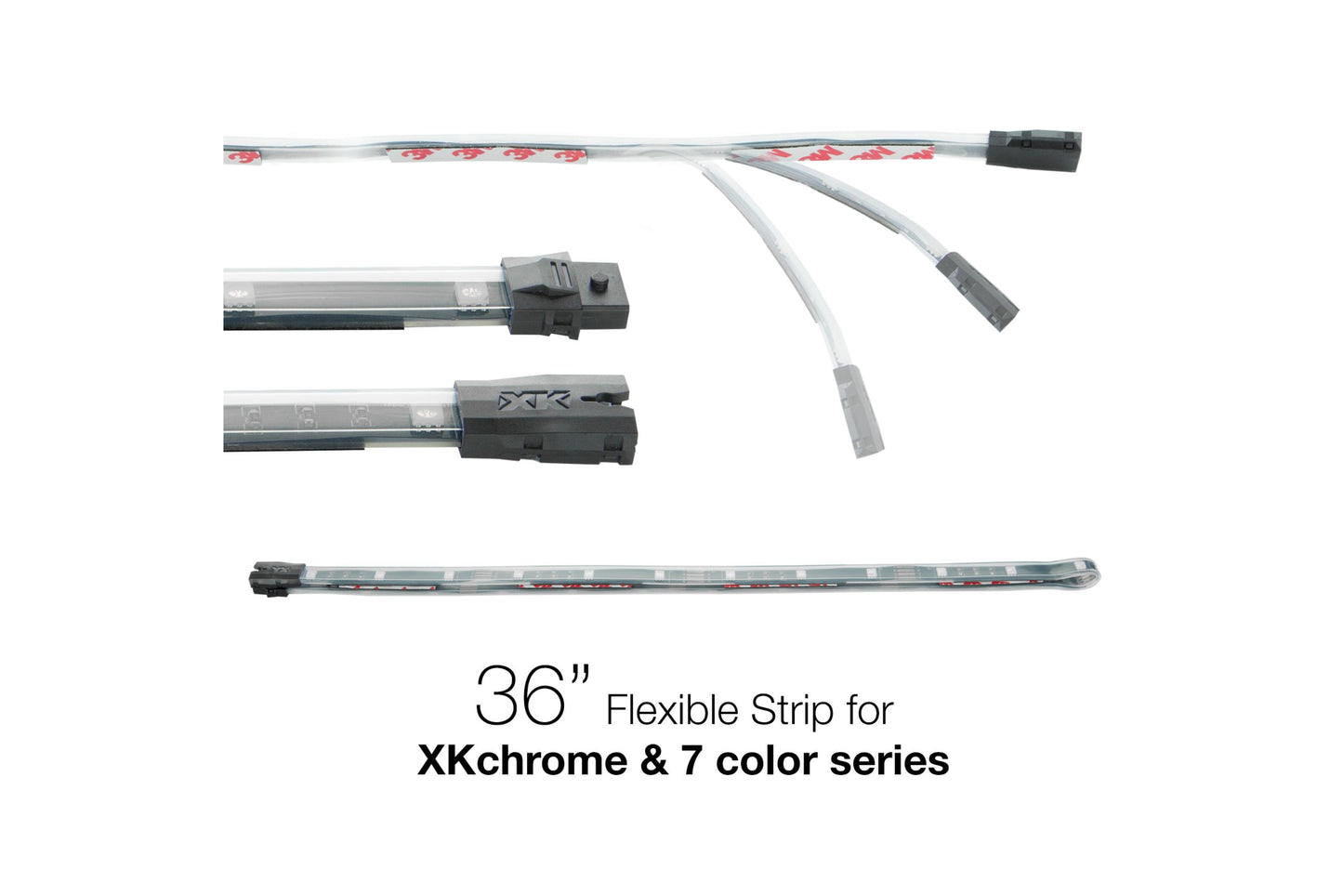 Tubo LED RGB XKChrome: 24 pulgadas