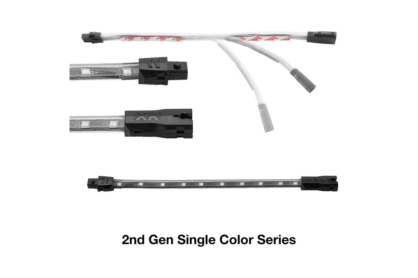 XKGlow 2G LED Strip: Blue / 8in