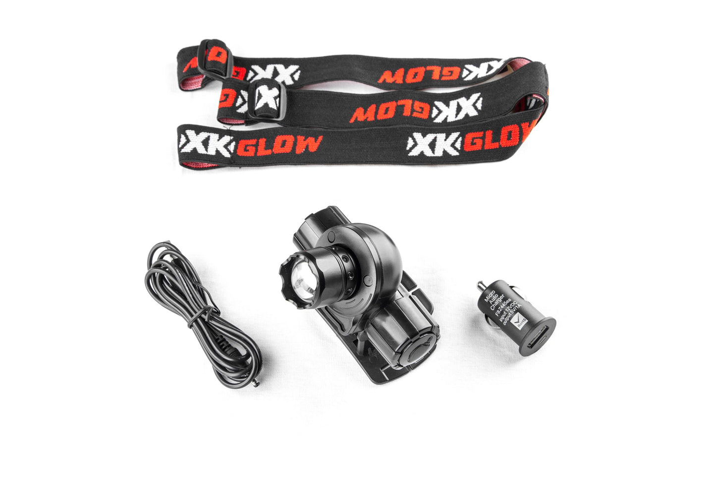 Luz LED frontal ajustable XKGlow: blanca