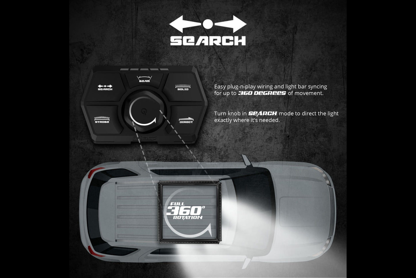 XKGlow SAR Light Bar Controller