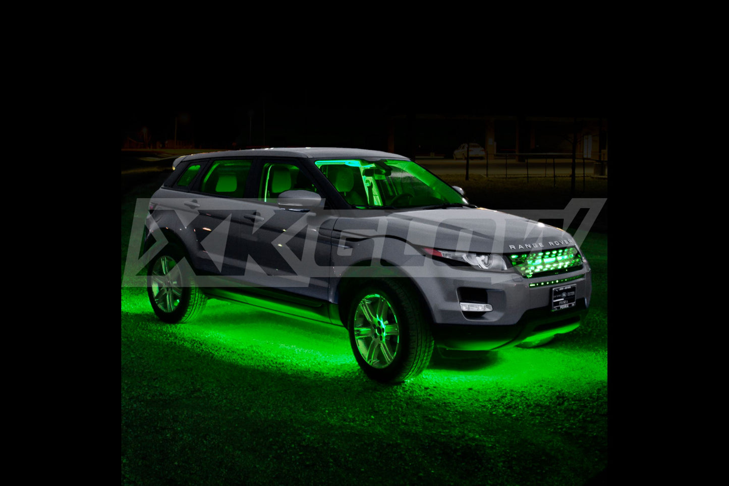 Kit de iluminación subterránea XKGlow: verde / 8 tubos de 24 pulgadas y 4 tubos de 8 pulgadas