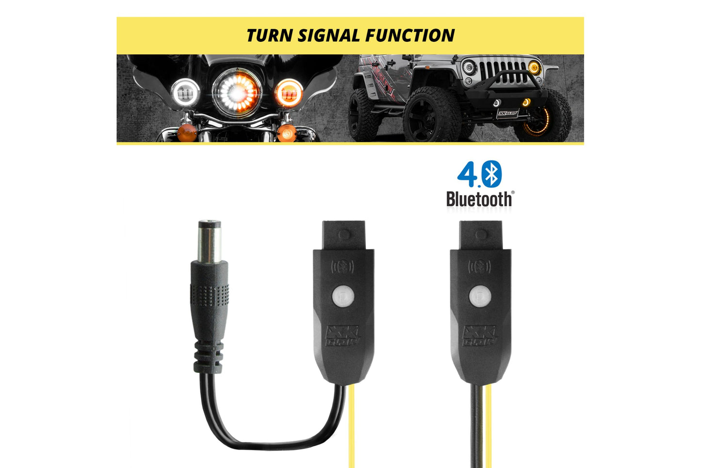 XKGlow 12v Switch w/ 2 Outputs (for Mini BT Controller w/ Turn Signal Function)