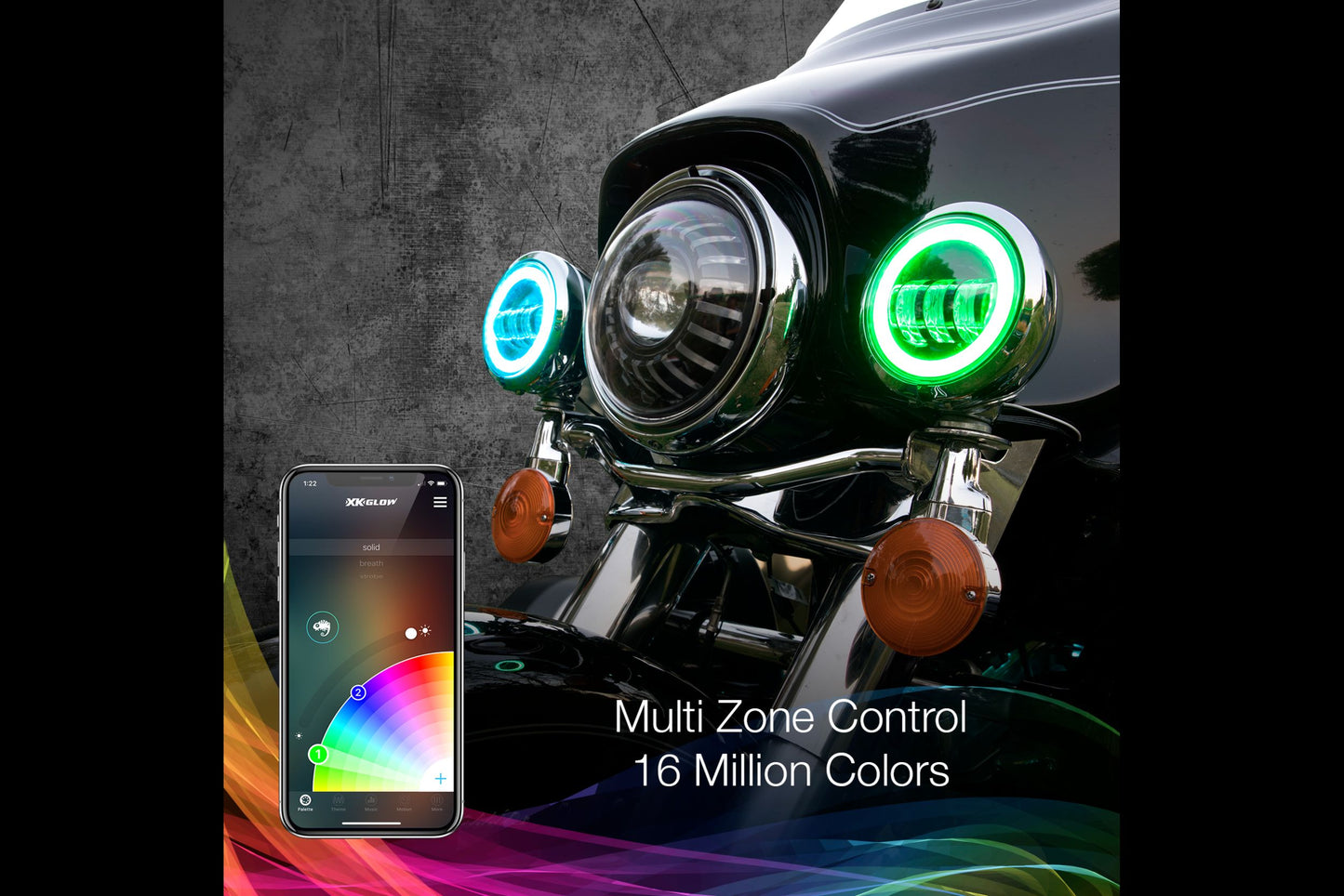 XKGlow 12v Switch w/ 2 Outputs (for Mini BT Controller w/ Turn Signal Function)