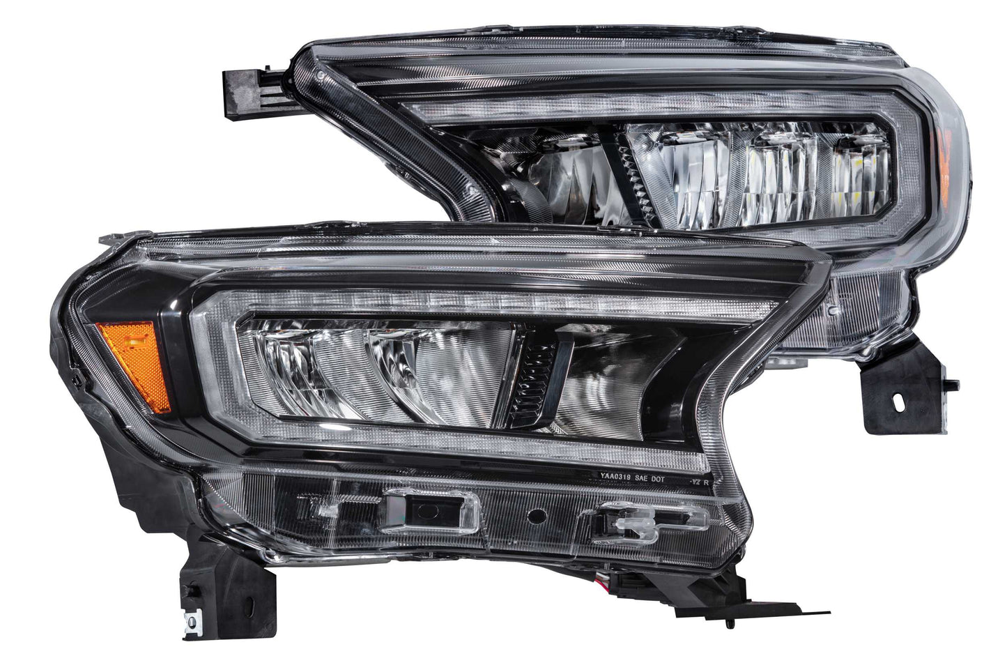 Faros delanteros LED de carburo: Ford Ranger (19-21) (reflector LED/par)