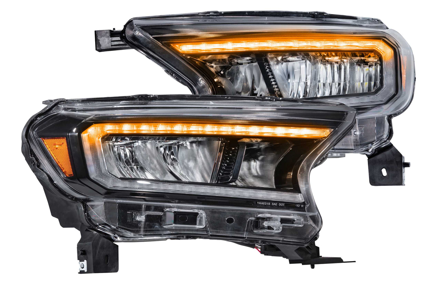 Faros delanteros LED de carburo: Ford Ranger (19-21) (reflector LED/par)