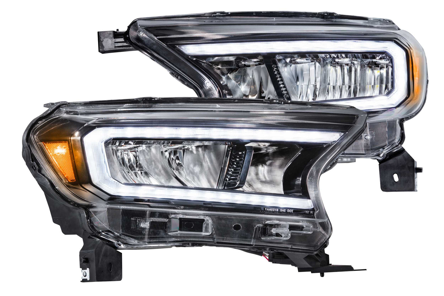 Faros delanteros LED de carburo: Ford Ranger (19-21) (reflector LED/par)