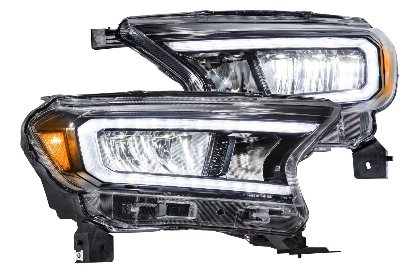 Faros delanteros LED de carburo: Ford Ranger (19-21) (reflector LED/par)