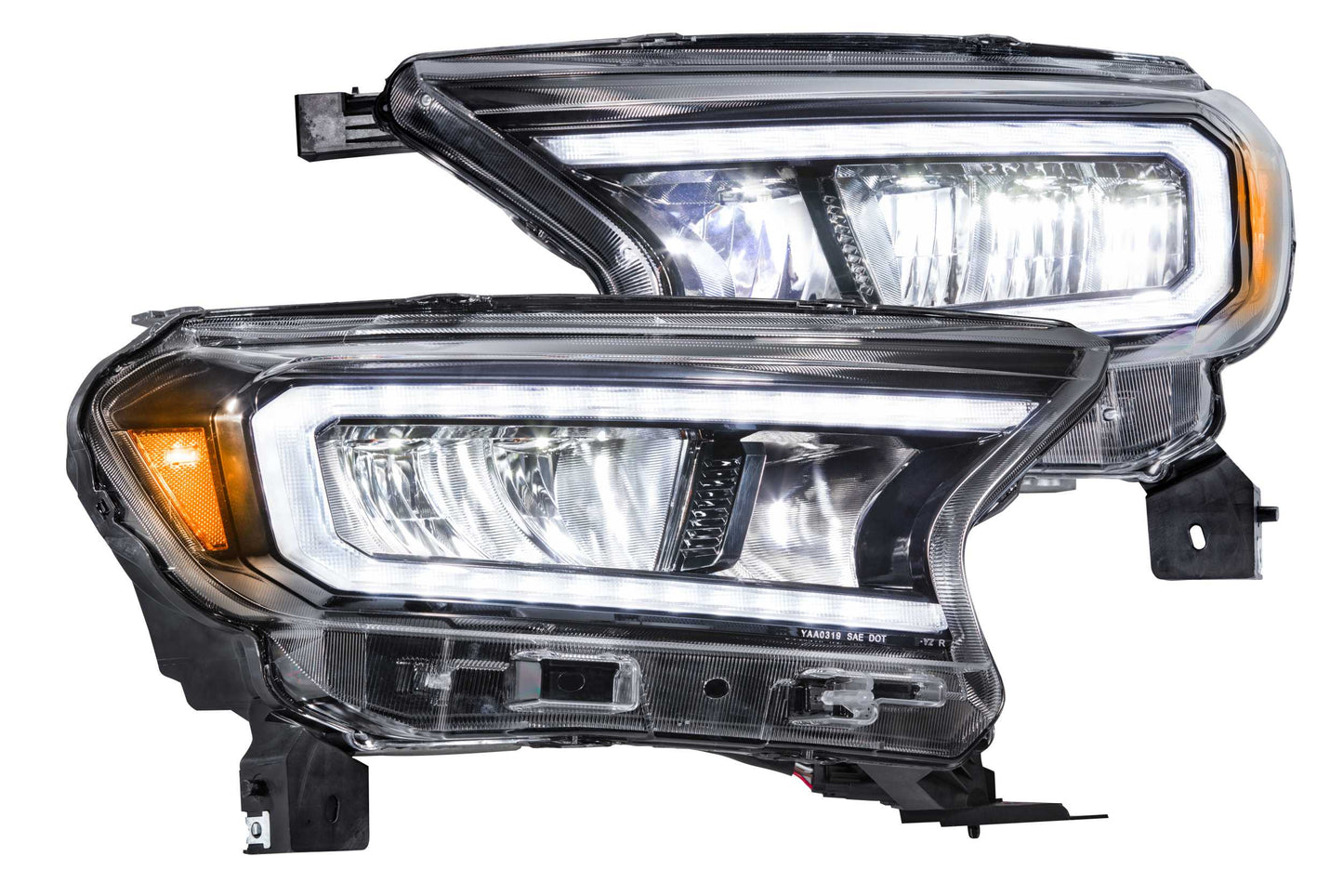 Faros delanteros LED de carburo: Ford Ranger (19-21) (reflector LED/par)