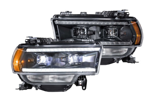 Faros LED híbridos XB: Dodge Ram HD (2019+) (par/ajustable)