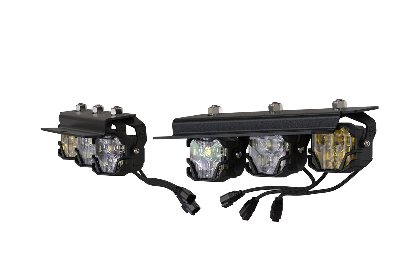 Kit de triple niebla Morimoto 4Banger: Bronco 2021+ (solo soportes)