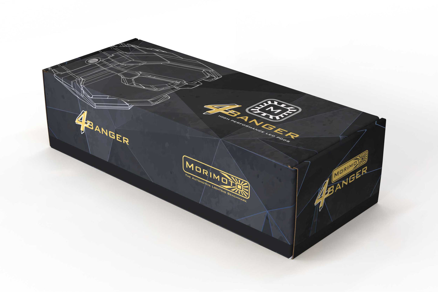 Kit de triple niebla Morimoto 4Banger: Bronco 2021+ (solo soportes)