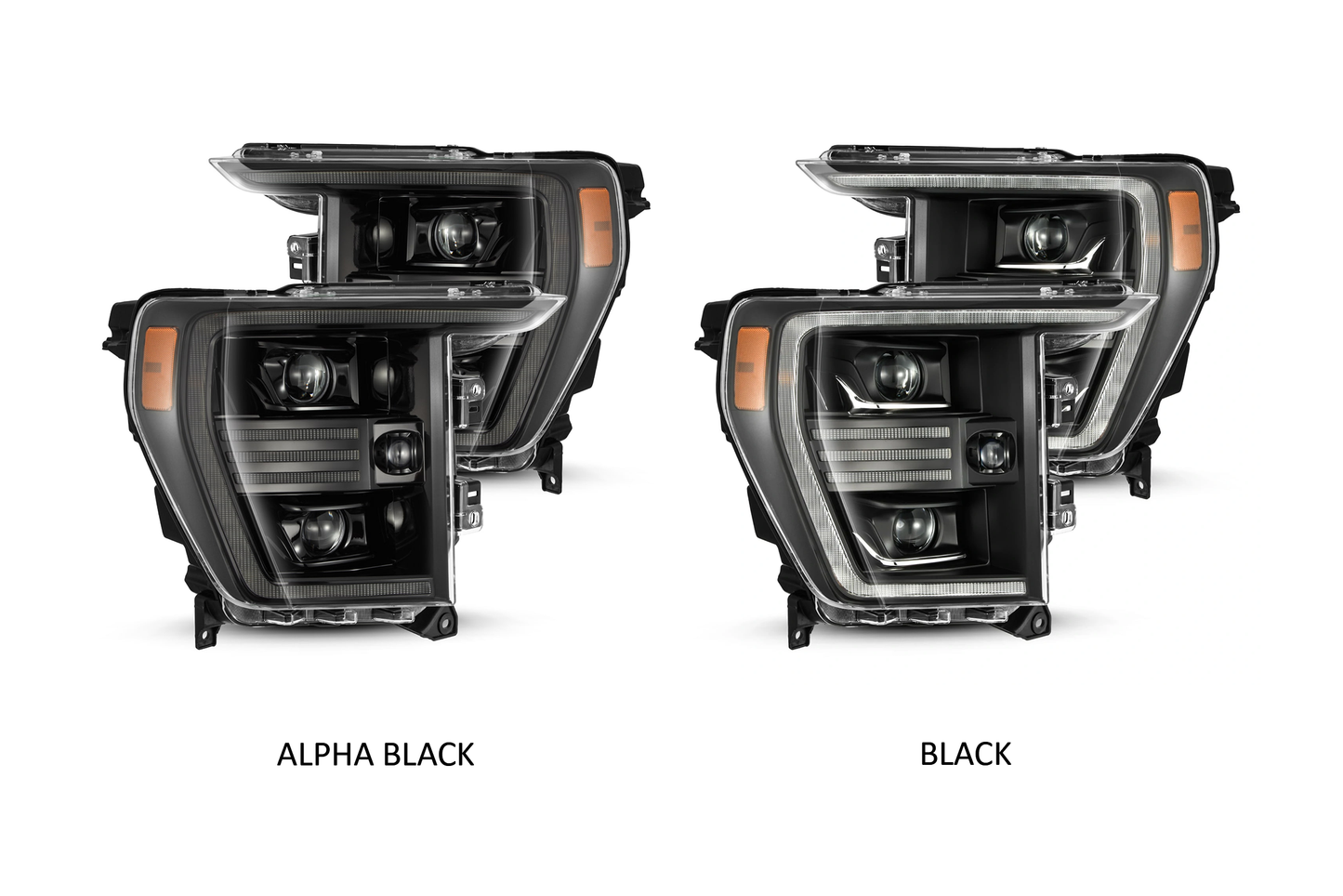 Faros delanteros halógenos ARex Pro: Ford F-150 (21+) - Negro (juego)