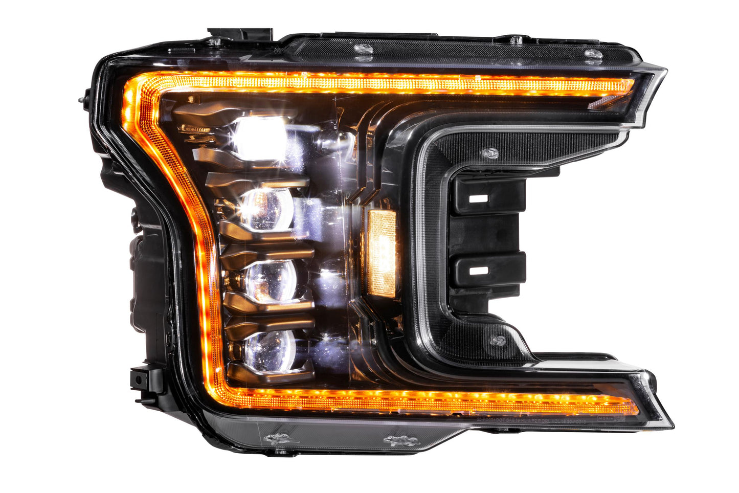 Faros delanteros LED XB: Ford F150 (18-20) (par/luz diurna ámbar ASM) (2.ª generación)