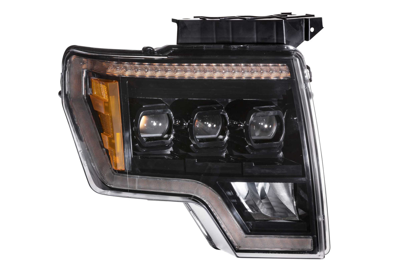 XB LED Headlights: Ford F150 & Raptor (09-14) (Pair / ASM Amber DRL)