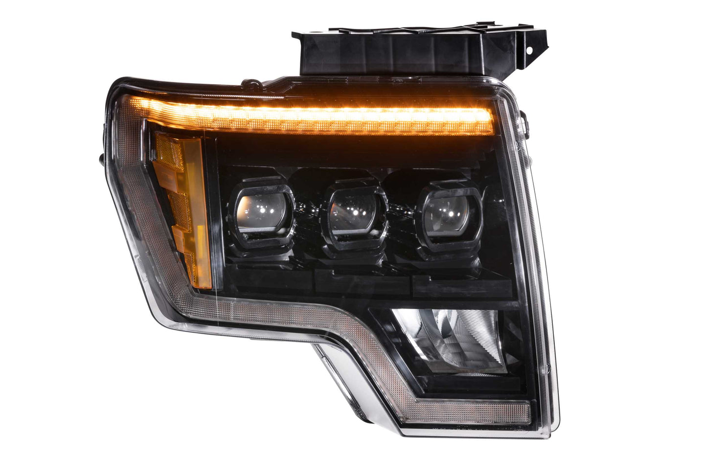 XB LED Headlights: Ford F150 & Raptor (09-14) (Pair / ASM Amber DRL)