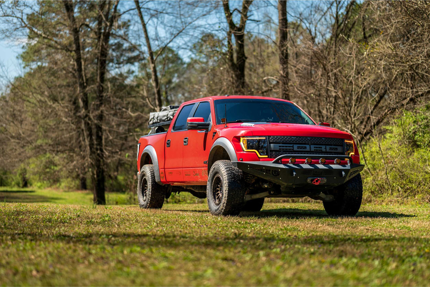 XB LED Headlights: Ford F150 & Raptor (09-14) (Pair / ASM Amber DRL)