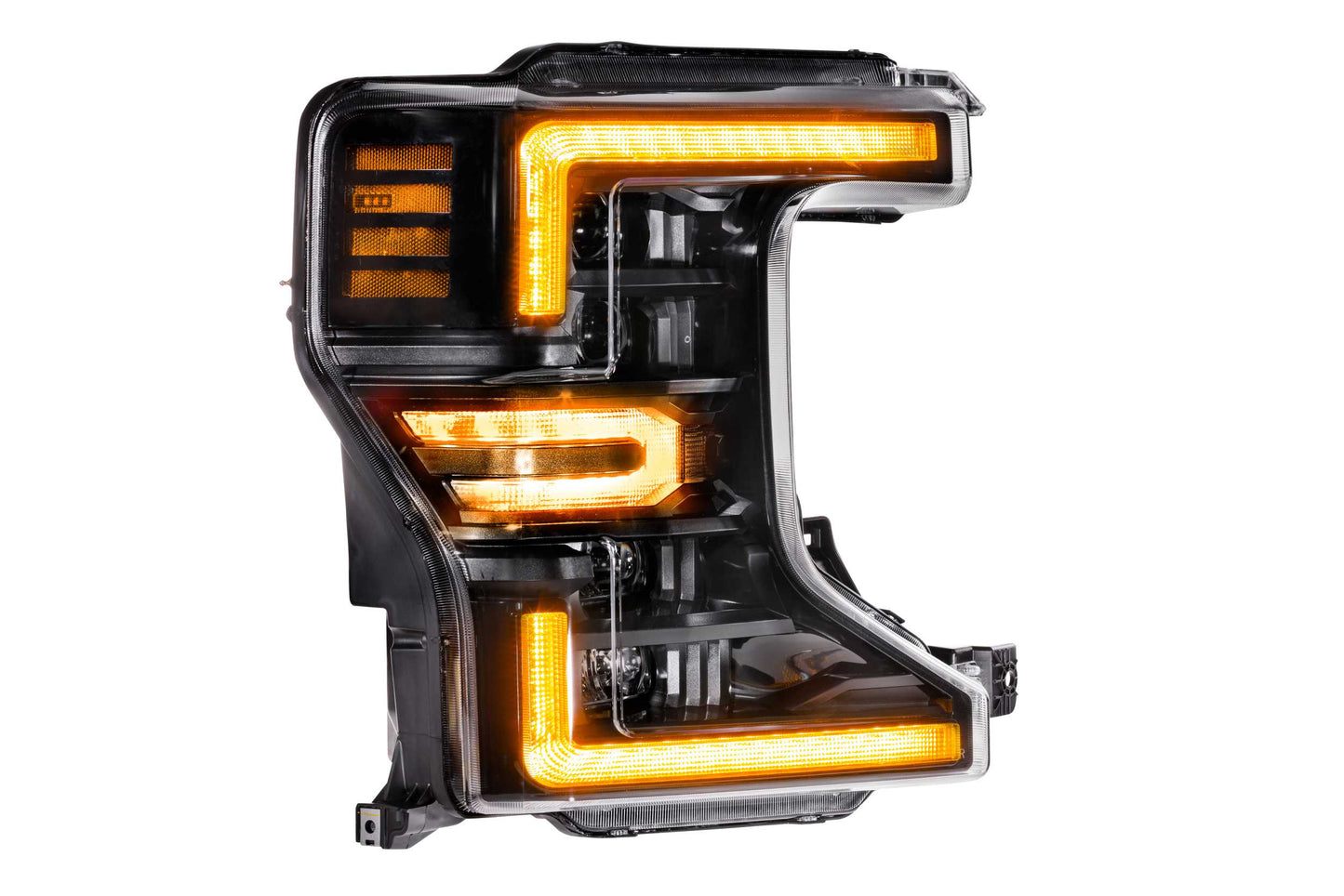 Faros delanteros LED XB: Ford Super Duty (20-22) (par/luz diurna ámbar ASM)