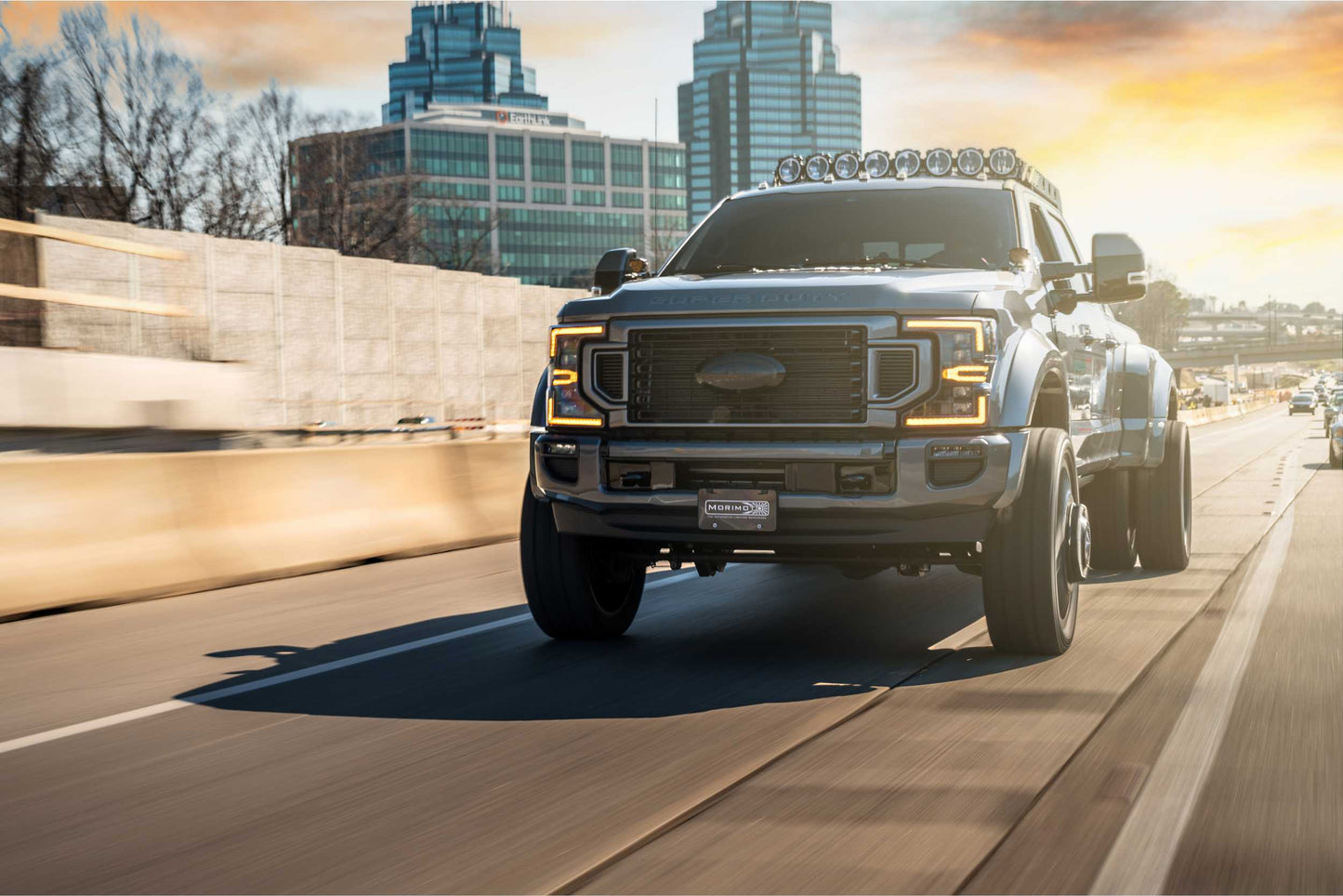 Faros delanteros LED XB: Ford Super Duty (20-22) (par/luz diurna ámbar ASM)