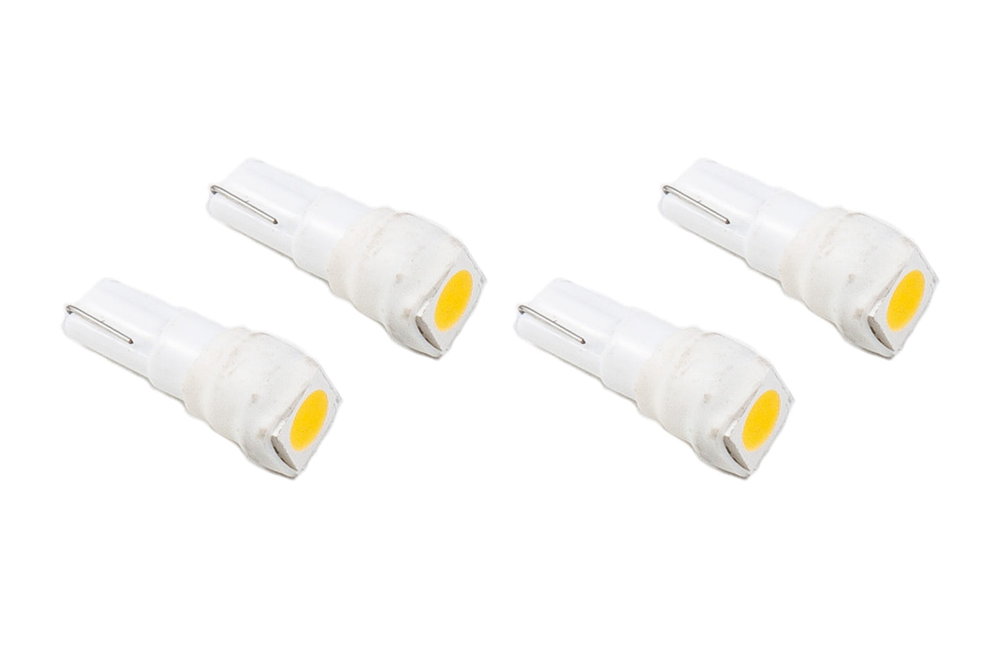 Conjunto de 4 diodos dinámicos de 74 LED SMD1 blanco frío