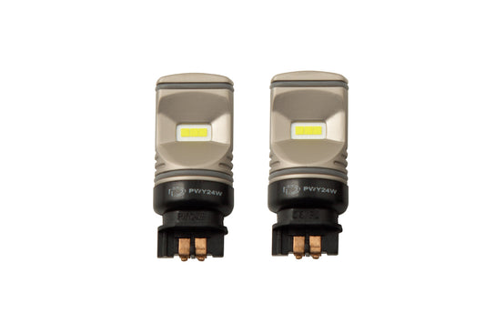 Par de bombillas LED de color blanco frío HP60 PWY24W Diode Dynamics