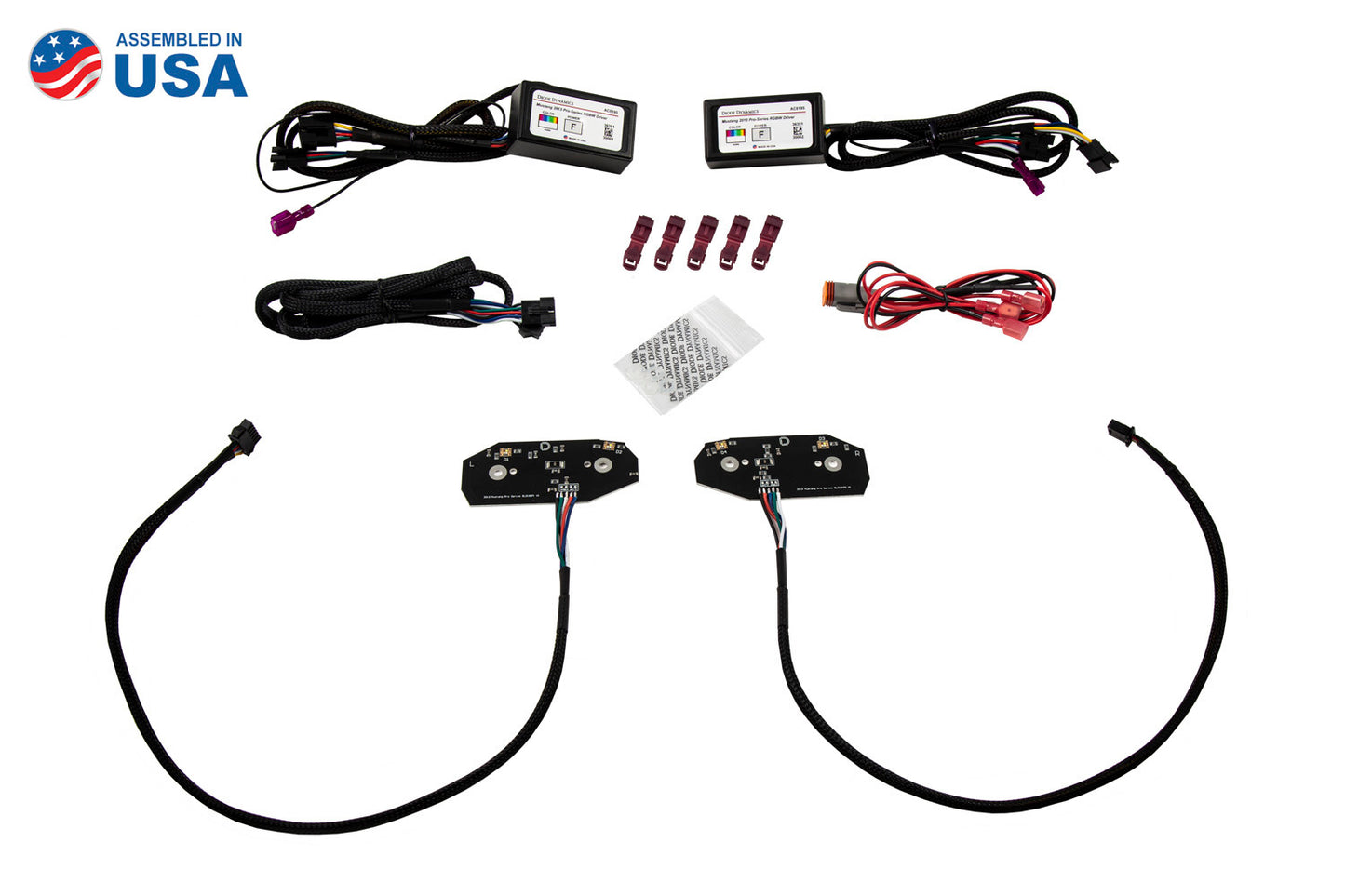 Mustang RGBW DRL LED-Platinen 13-14 Ford Mustang RGBW DRL LED-Platinen Diode Dynamics