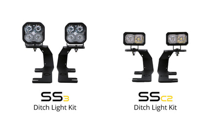 Ditch Light Brackets for 2014-2019 Silverado/Sierra Diode Dynamics