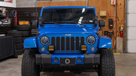 SS5 Bumper LED Pod Light Kit for 2007-2018 Jeep JK Wrangler