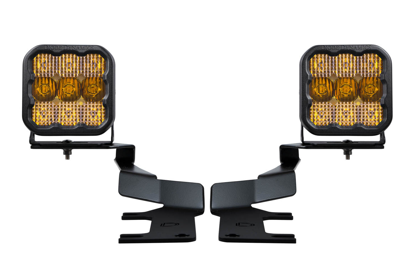 Stage Series Ditch Light Kit for 2017+ Ford Super Duty, SS5 Pro Yellow Combo