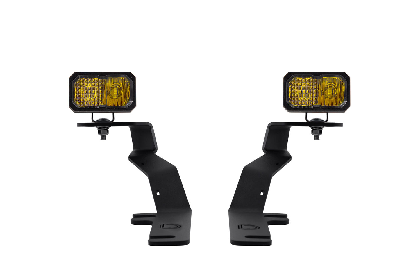 Stage Series 2 Inch LED Ditch Light Kit for 2015-2020 Ford F-150, Pro Yellow Combo