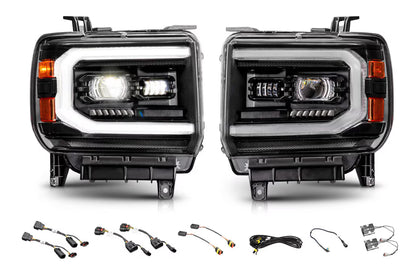 2015-2019 GMC Sierra HD XB EVO Hybrid LED Headlights