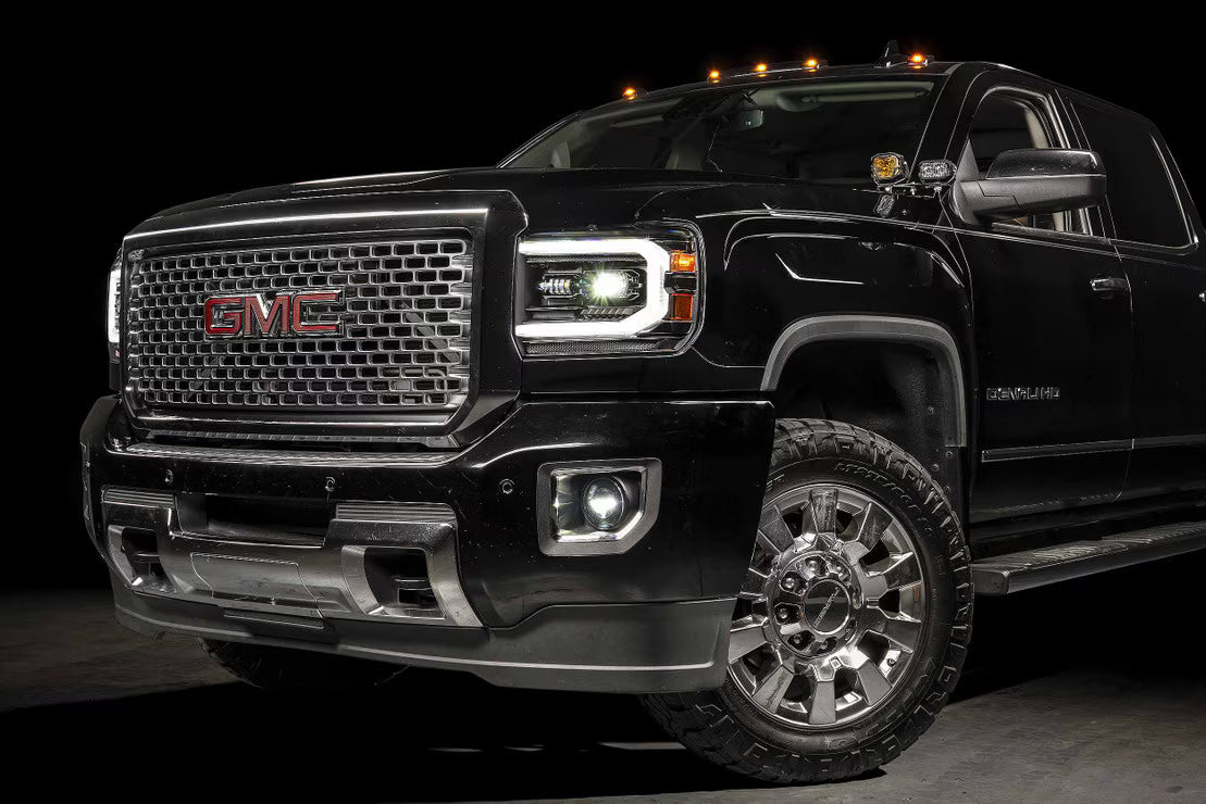 2015-2019 GMC Sierra HD XB EVO Hybrid LED Headlights