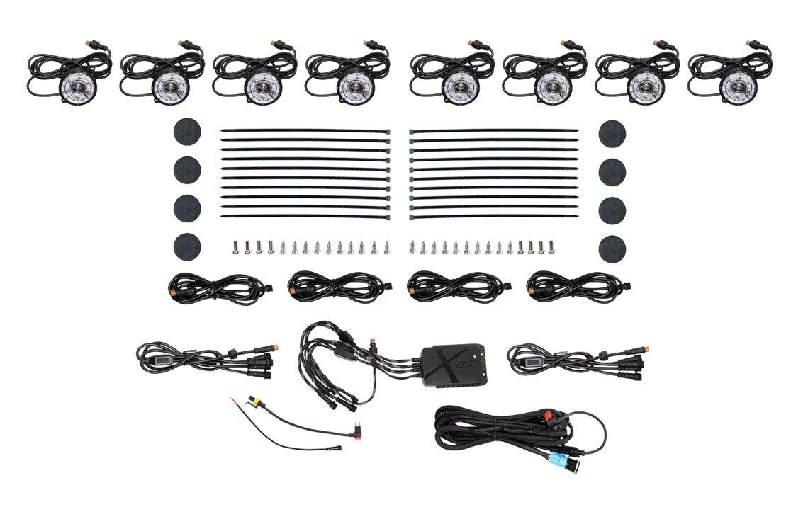 Morimoto Rock Light Kit: RGB (8 pack)