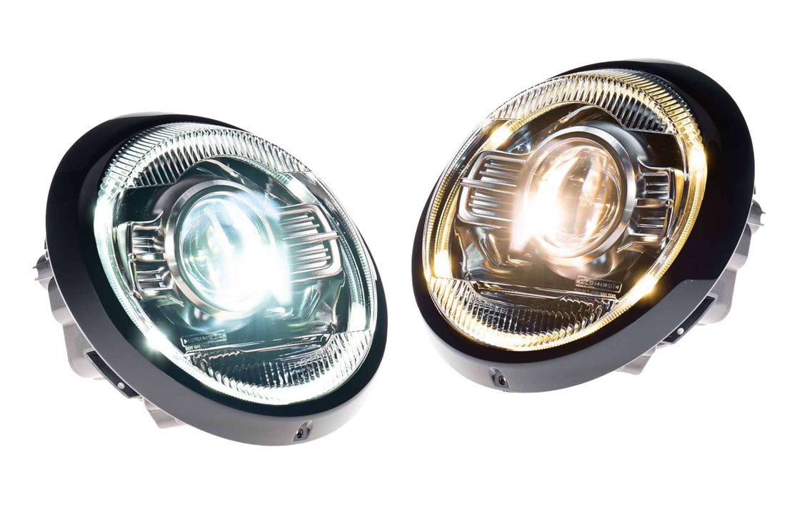 Partworks 4x Headlight Bolts Set For Porsche 911 G 2.7 SC 3.2 964 - Special Spherical Screws, Chrome Finish