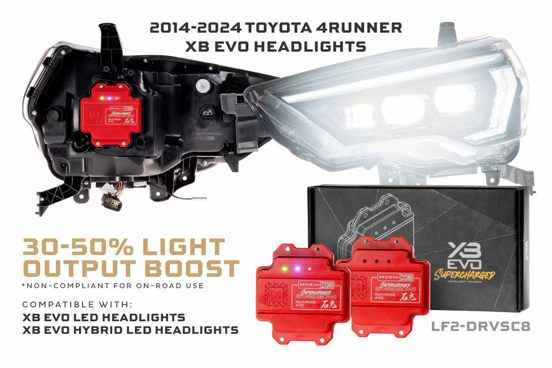 Supercharged Drivers For 2014-2024 Toyota 4Runner XB Evo / XB Evo Hybrid Headlights