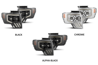 Faros delanteros halógenos ARex Pro: Ford F150 (09-14) - Cromados (juego)
