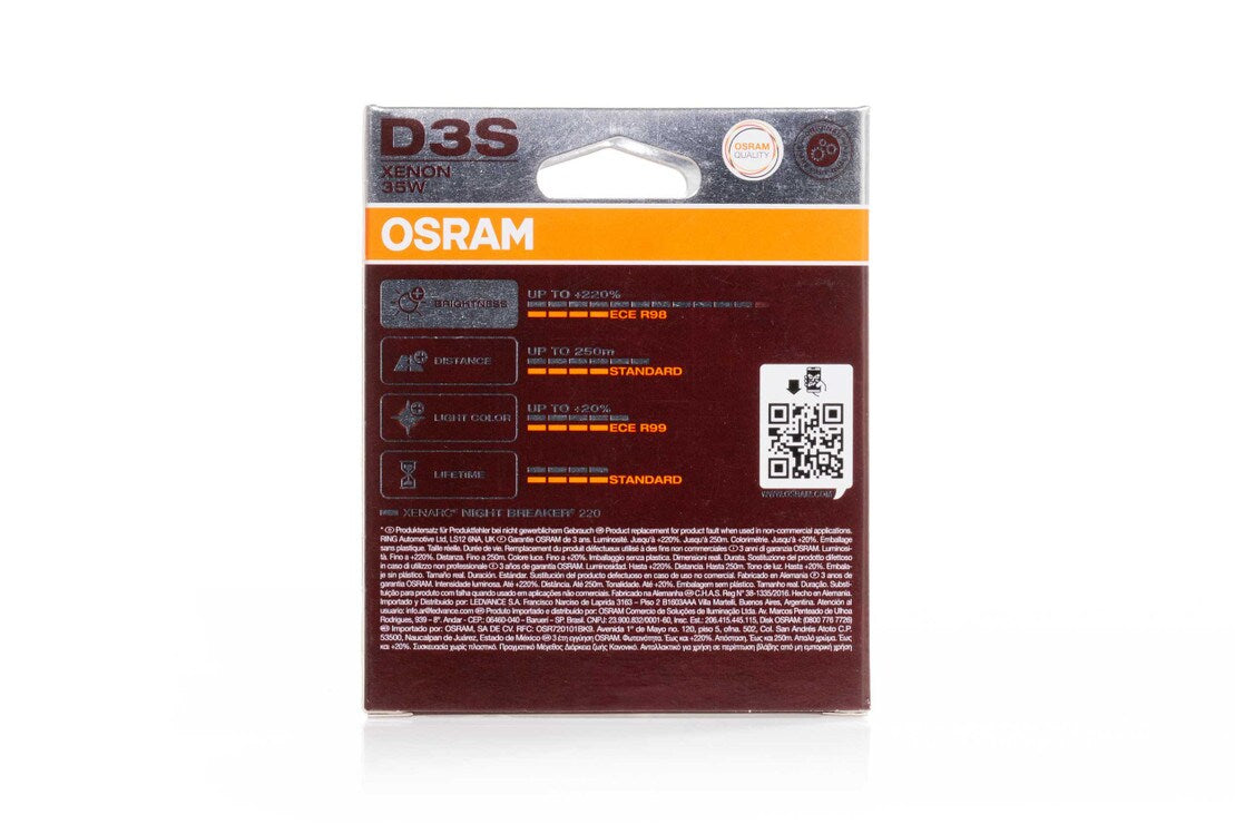 D3S: Osram 66340XN2 (4200 K/juego) 