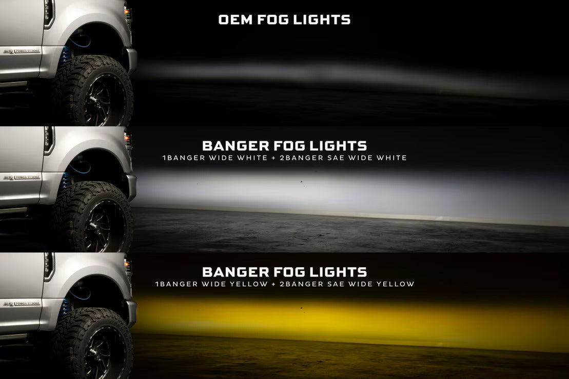 2020-2022 Ford Super Duty Banger LED Fog Light Kit