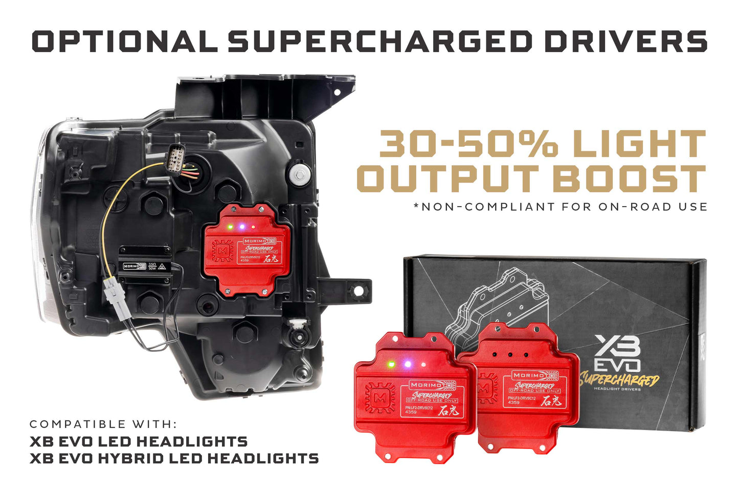 2010-2014 Ford Raptor XB EVO Hybrid LED Headlights