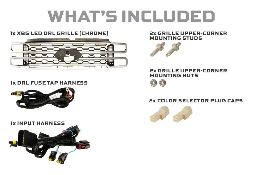 XBG-Kühlergrill: Ford Super Duty (20-22)