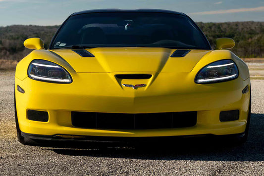 Faros delanteros LED estilo C8 para Chevrolet Corvette C6 2005-2013 (Gen II) 